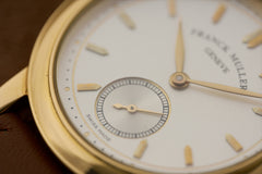Franck Muller Ref. 1900 S6 18ct Yellow Gold Wristwatch, c.1995, detail view 14
