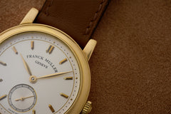 Franck Muller Ref. 1900 S6 18ct Yellow Gold Wristwatch, c.1995, detail view 8