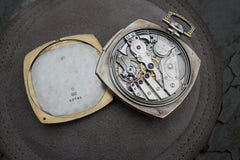 O. Frésard Gold Minute Repeater Pocket Watch, Blue Enamel, c.1925, detail view 19
