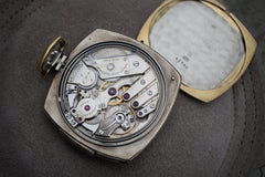 O. Frésard Gold Minute Repeater Pocket Watch, Blue Enamel, c.1925, detail view 21