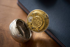 Fromanteel & Clarke Silver Quarter Repeater Pocket Watch, c.1710, detail view 12