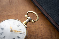 Fromanteel & Clarke Silver Quarter Repeater Pocket Watch, c.1710, detail view 29