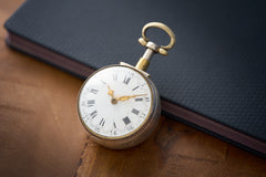 Fromanteel & Clarke Silver Quarter Repeater Pocket Watch, c.1710, detail view 8