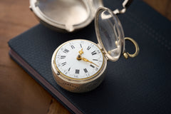 Fromanteel & Clarke Silver Quarter Repeater Pocket Watch, c.1710, detail view 10