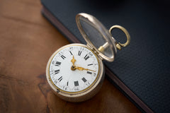 Fromanteel & Clarke Silver Quarter Repeater Pocket Watch, c.1710, detail view 11