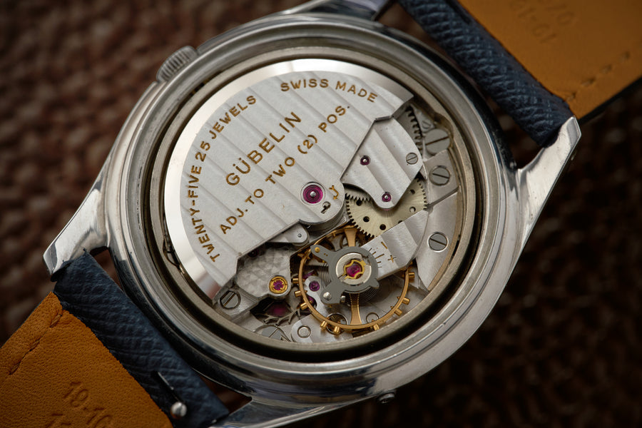 Ipso-Day in Steel, Quick-Set Date by Pusher, c.1955-1960