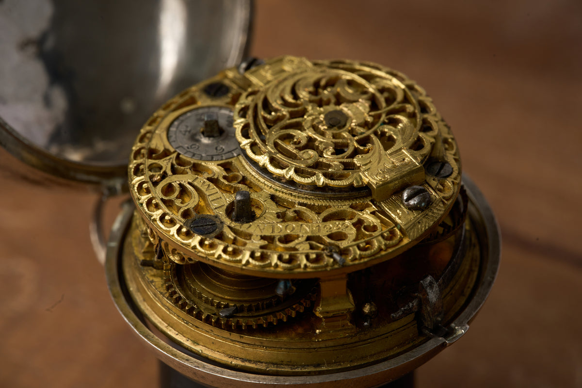 Repoussé Silver Verge Fusee for the Dutch Market, c.1755