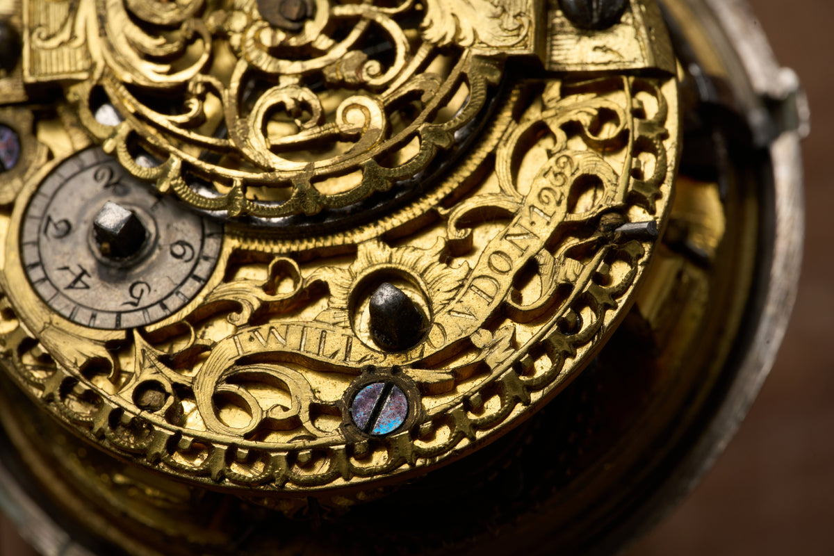 Repoussé Silver Verge Fusee for the Dutch Market, c.1755