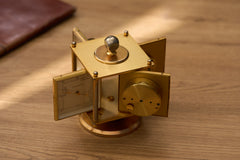 Imhof Revolving Desk Compendium, Four Instruments, c.1955, detail view 5