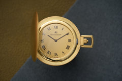 Jaeger-LeCoultre 18ct Gold Full Hunter Pocket Watch, 1976, detail view 4