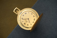 Jaeger-LeCoultre 18ct Gold Full Hunter Pocket Watch, 1976, detail view 5