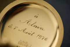 Jaeger-LeCoultre 18ct Gold Full Hunter Pocket Watch, 1976, detail view 19