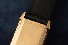Jaeger-LeCoultre Reverso 260.2.86, Engraved Ibex, c.1996, the reverse and signature