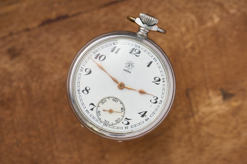 JOTA Art Deco Pocket Watch - Junghans Movement, Germany, c.1930, front view