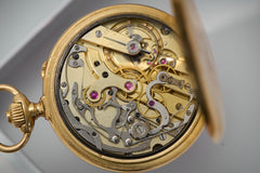 L. Leroy 18ct Gold Chronograph Pocket Watch, 1913, detail view 11