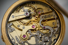 L. Leroy 18ct Gold Chronograph Pocket Watch, 1913, detail view 16