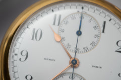 L. Leroy 18ct Gold Chronograph Pocket Watch, 1913, detail view 27