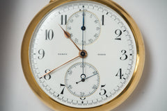 L. Leroy 18ct Gold Chronograph Pocket Watch, 1913, detail view 35