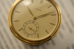 Longines 18k Gold Pocket Watch, Amsterdam Provenance, 1937, detail view 10
