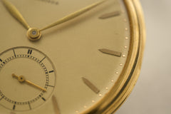 Longines 18k Gold Pocket Watch, Amsterdam Provenance, 1937, detail view 12