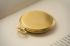Longines 18k Gold Pocket Watch, Amsterdam Provenance, 1937, detail view 19