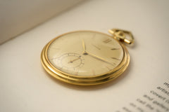 Longines 18k Gold Pocket Watch, Amsterdam Provenance, 1937, detail view 22
