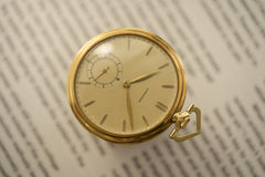 Longines 18k Gold Pocket Watch, Amsterdam Provenance, 1937, detail view 3