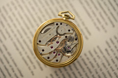 Longines 18k Gold Pocket Watch, Amsterdam Provenance, 1937, detail view 8