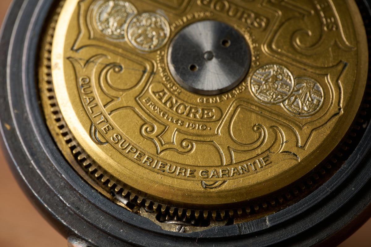Eight-Day, Escapement Visible Front and Back, c.1913-1920