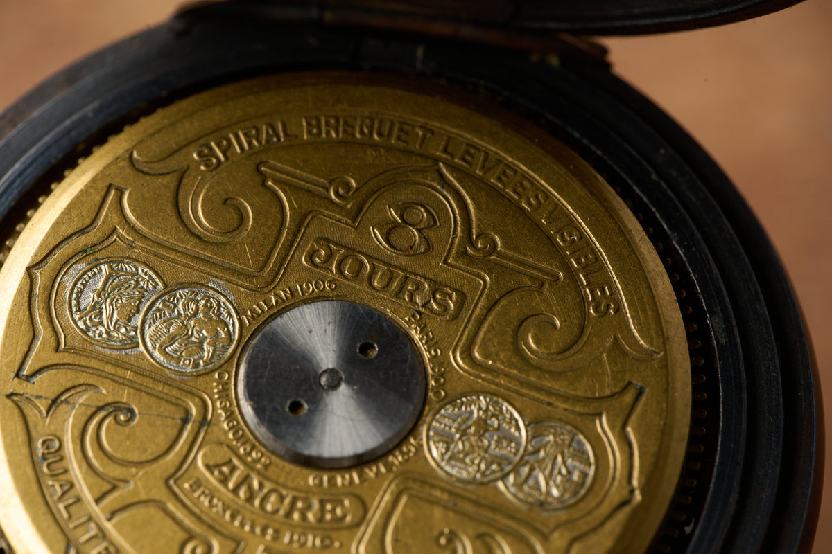 Eight-Day, Escapement Visible Front and Back, c.1913-1920
