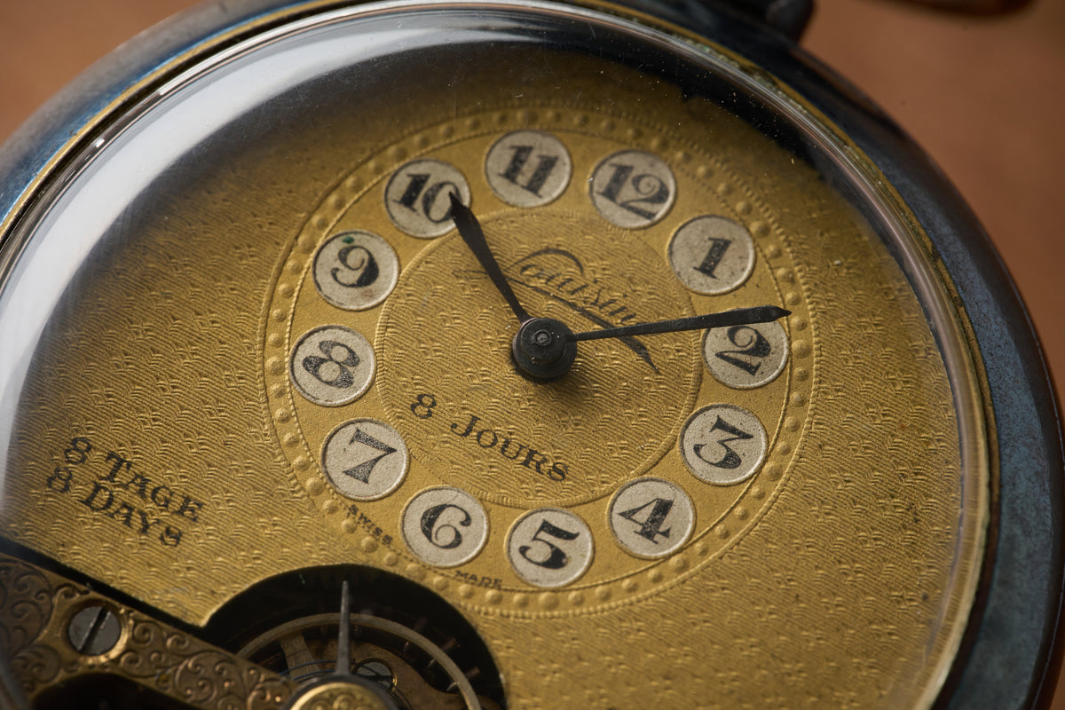 Eight-Day, Escapement Visible Front and Back, c.1913-1920