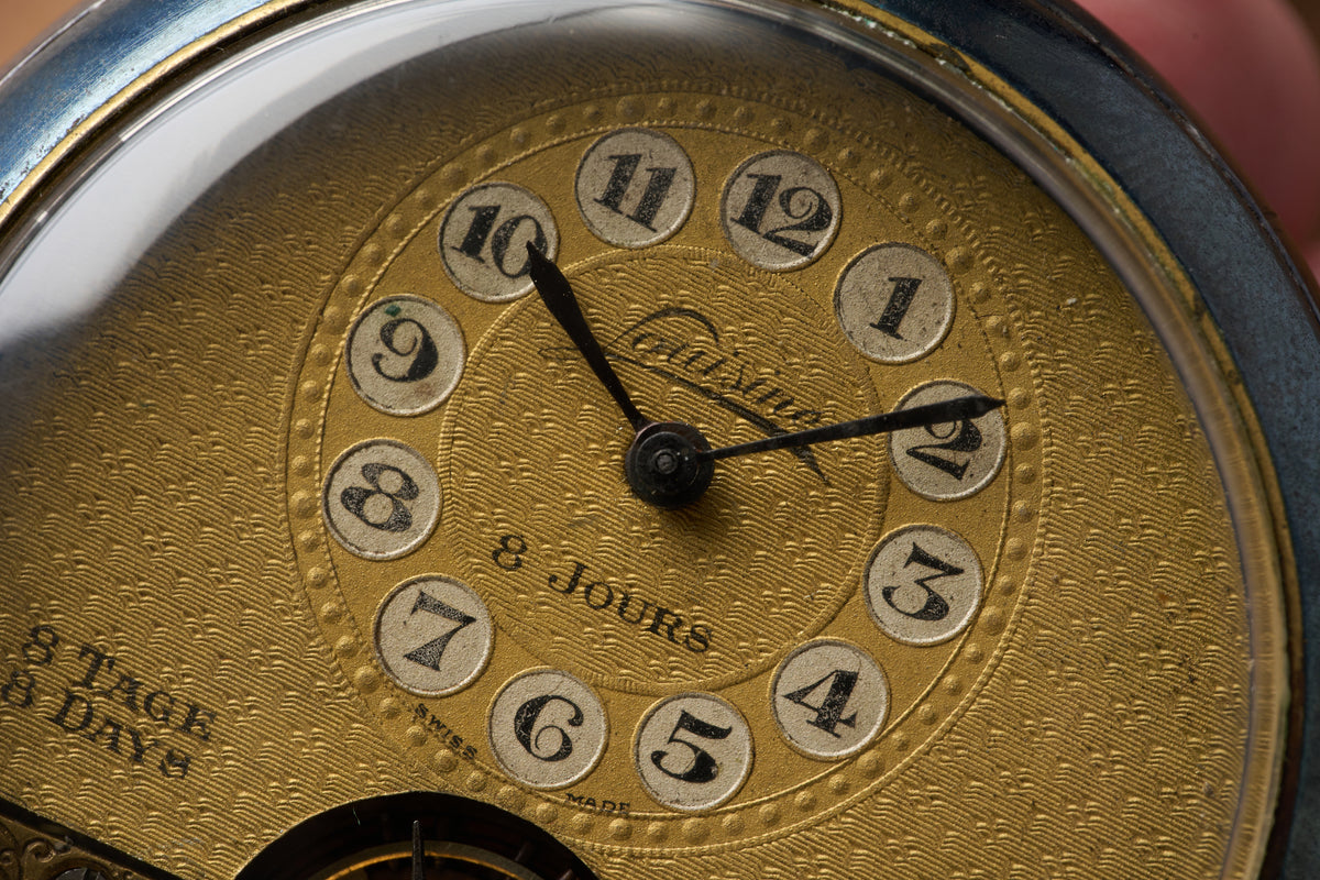 Eight-Day, Escapement Visible Front and Back, c.1913-1920