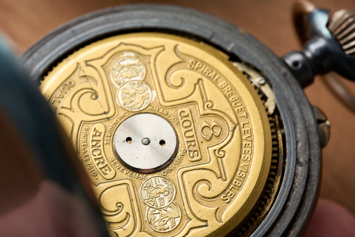 Eight-Day, Escapement Visible Front and Back, c.1913-1920