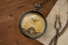 Eight-Day, Escapement Visible Front and Back, c.1913-1920