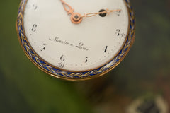 Monnier a Paris Gold and Enamel Pocket Watch, c.1810, detail view 10