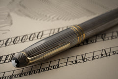 Montblanc Solitaire 146 Fountain Pen in Sterling Silver, c.1992-1995, detail view 13
