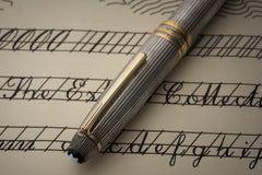 Montblanc Solitaire 146 Fountain Pen in Sterling Silver, c.1992-1995, detail view 15