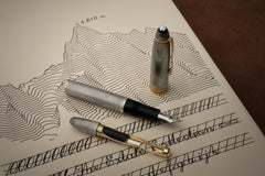 Montblanc Solitaire 146 Fountain Pen in Sterling Silver, c.1992-1995, detail view 5