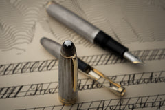 Montblanc Solitaire 146 Fountain Pen in Sterling Silver, c.1992-1995, detail view 4