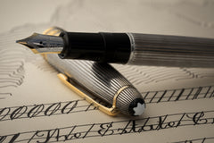 Montblanc Solitaire 146 Fountain Pen in Sterling Silver, c.1992-1995, detail view 10