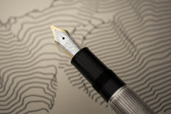 Montblanc Solitaire 146 Fountain Pen in Sterling Silver, c.1992-1995, detail view 7