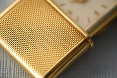Movado Ermeto 18ct Gold Self-Winding Travel Watch, c.1950s, detail view 14
