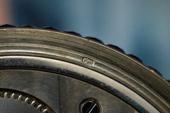 Movado 18k White Gold Pocket Watch, Sapphire Bezel, c.1928, detail view 12