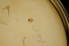Movado 18ct Gold Pocket Watch, Art Deco Enamel Dial, c.1920s, detail view 27
