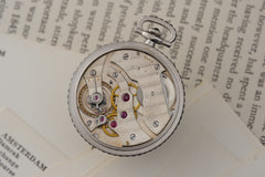 Niton Platinum Pocket Watch, Sapphire Border, Geneva Seal, c.1929, detail view 13