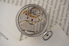 Niton Platinum Pocket Watch, Sapphire Border, Geneva Seal, c.1929, detail view 15