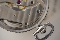 Niton Platinum Pocket Watch, Sapphire Border, Geneva Seal, c.1929, detail view 16