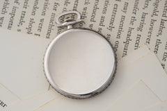 Niton Platinum Pocket Watch, Sapphire Border, Geneva Seal, c.1929, detail view 3