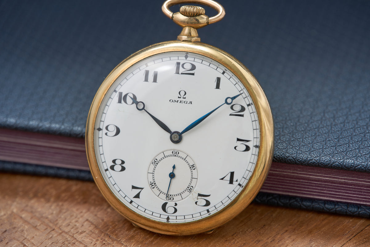Slim Gold-Plated, Art Deco Enamel Dial, c.1933