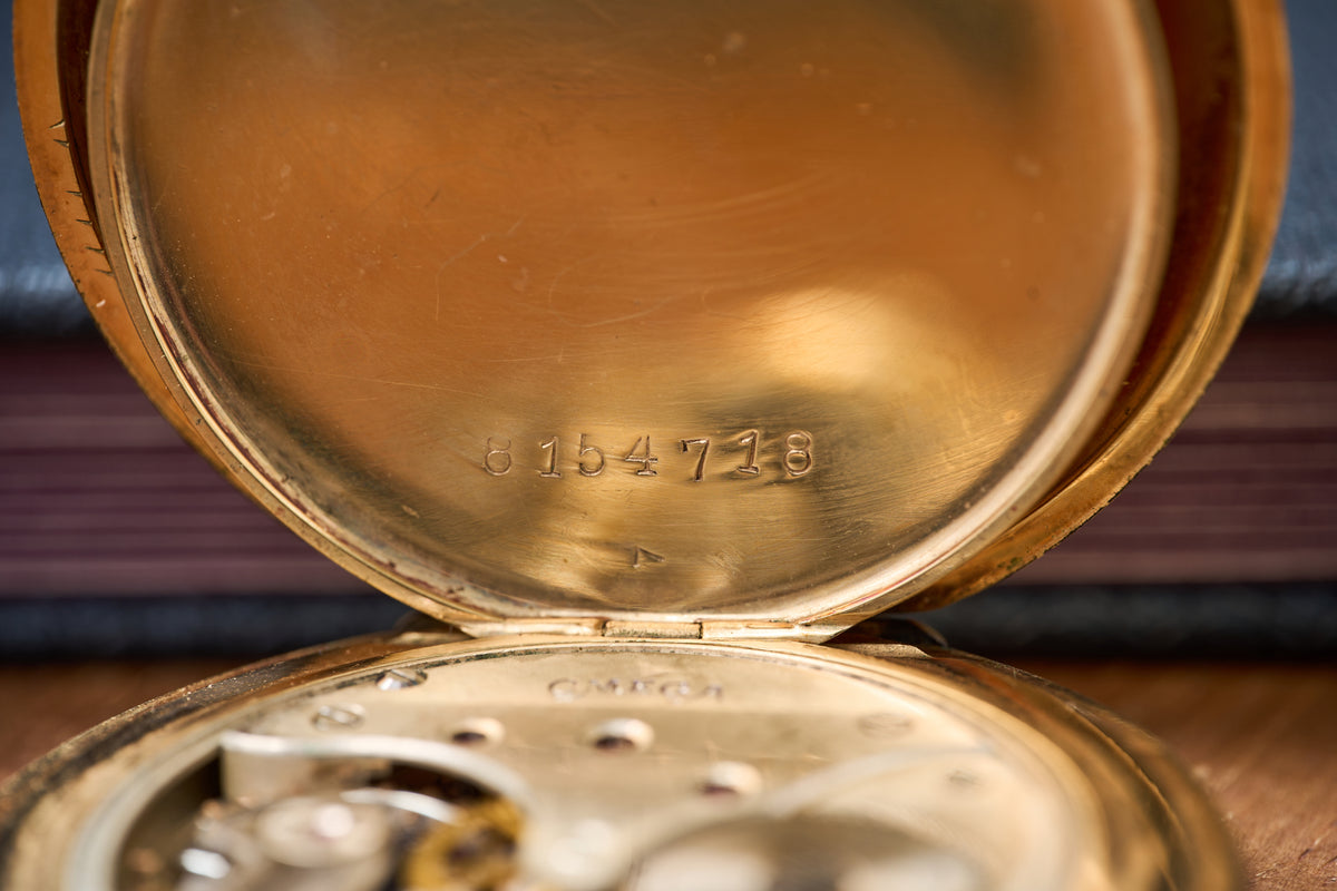 Slim Gold-Plated, Art Deco Enamel Dial, c.1933